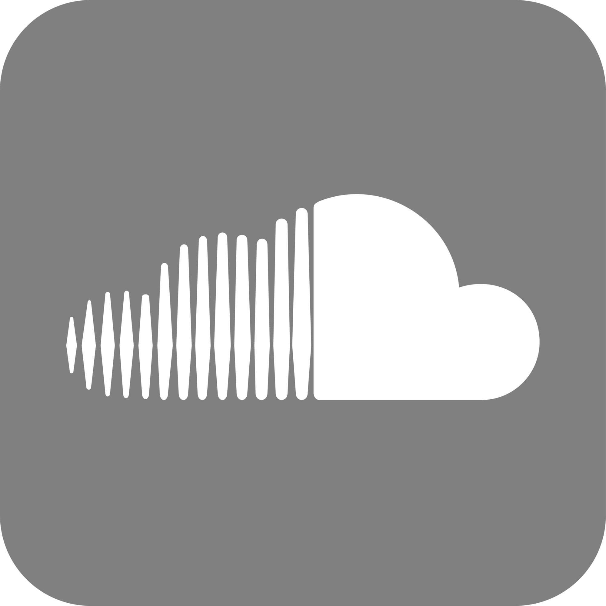 SoundCloud de Vinilo en Blanco